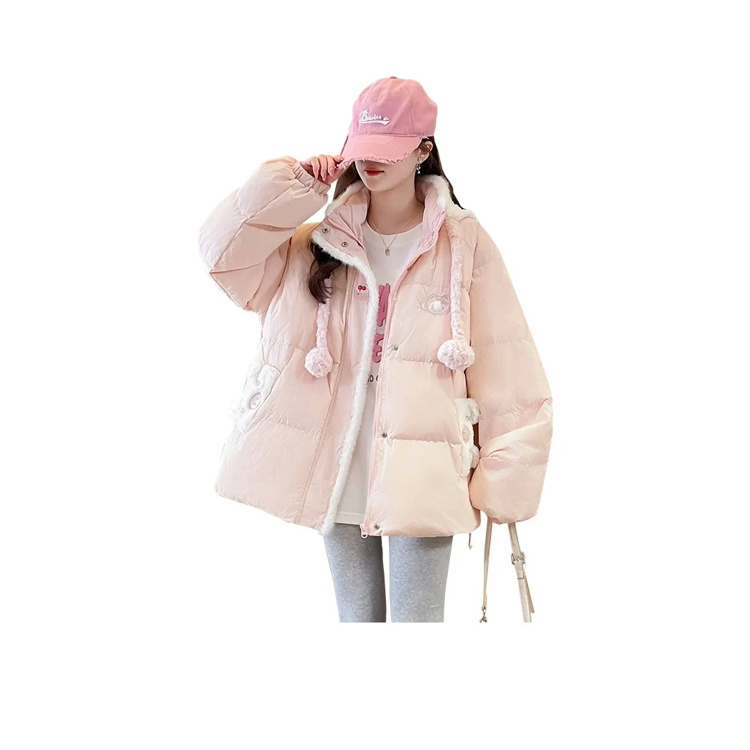 IWZI Розовый Женский пуховик