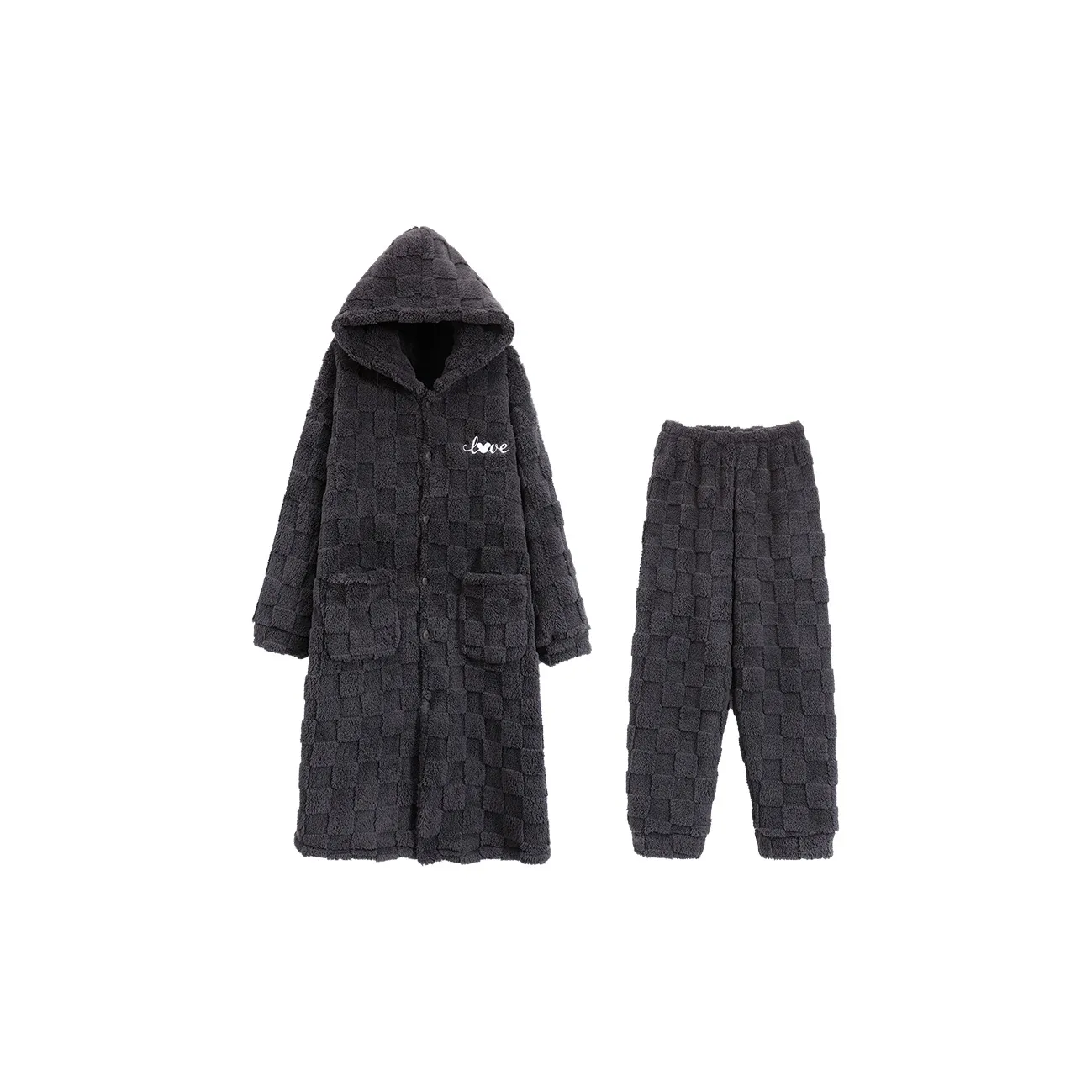 MADALLO Темно-серый Мужской Банные халаты