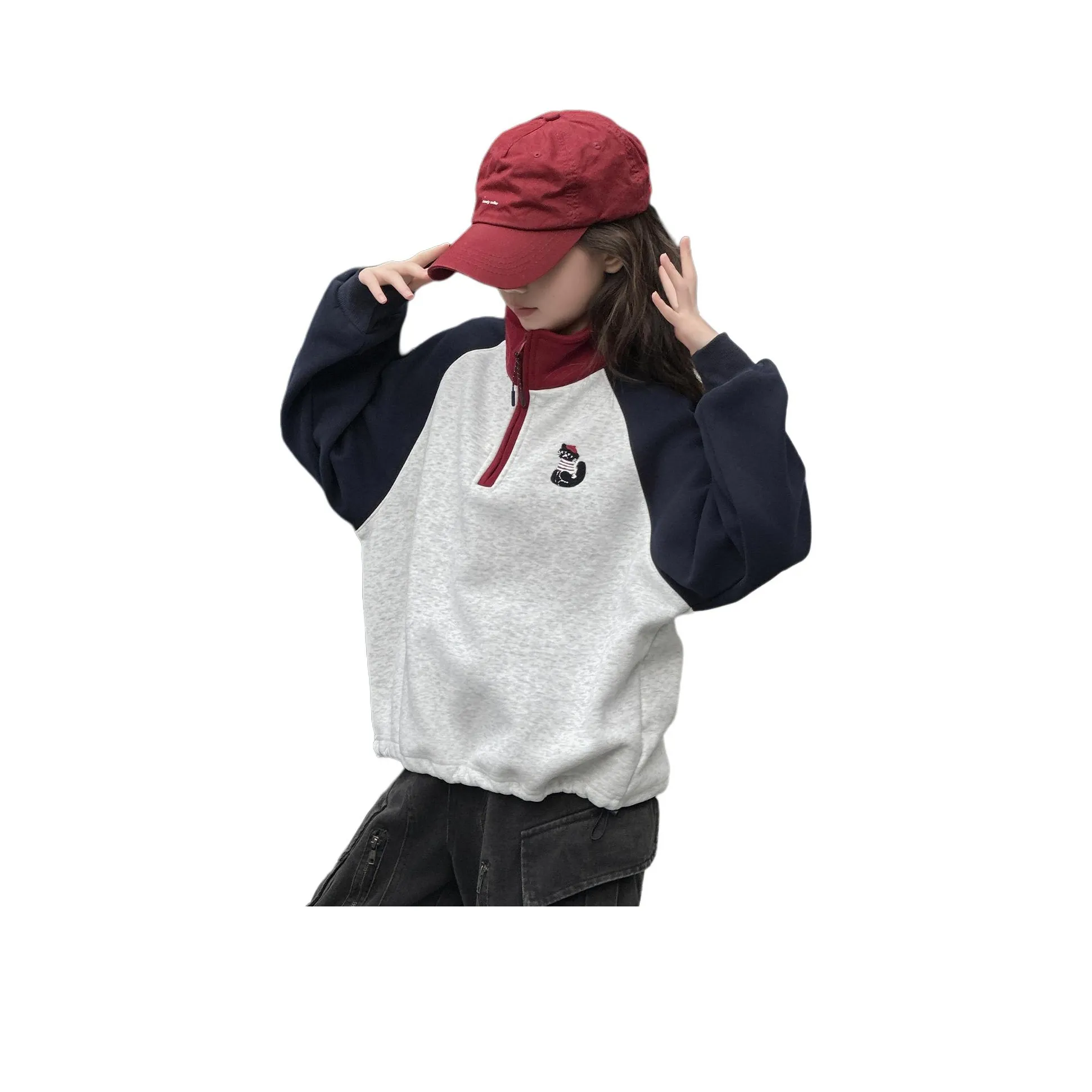 ZHIO Многоцветный Флис с подкладкой Худи и Свитшоты для детей Свитшоты