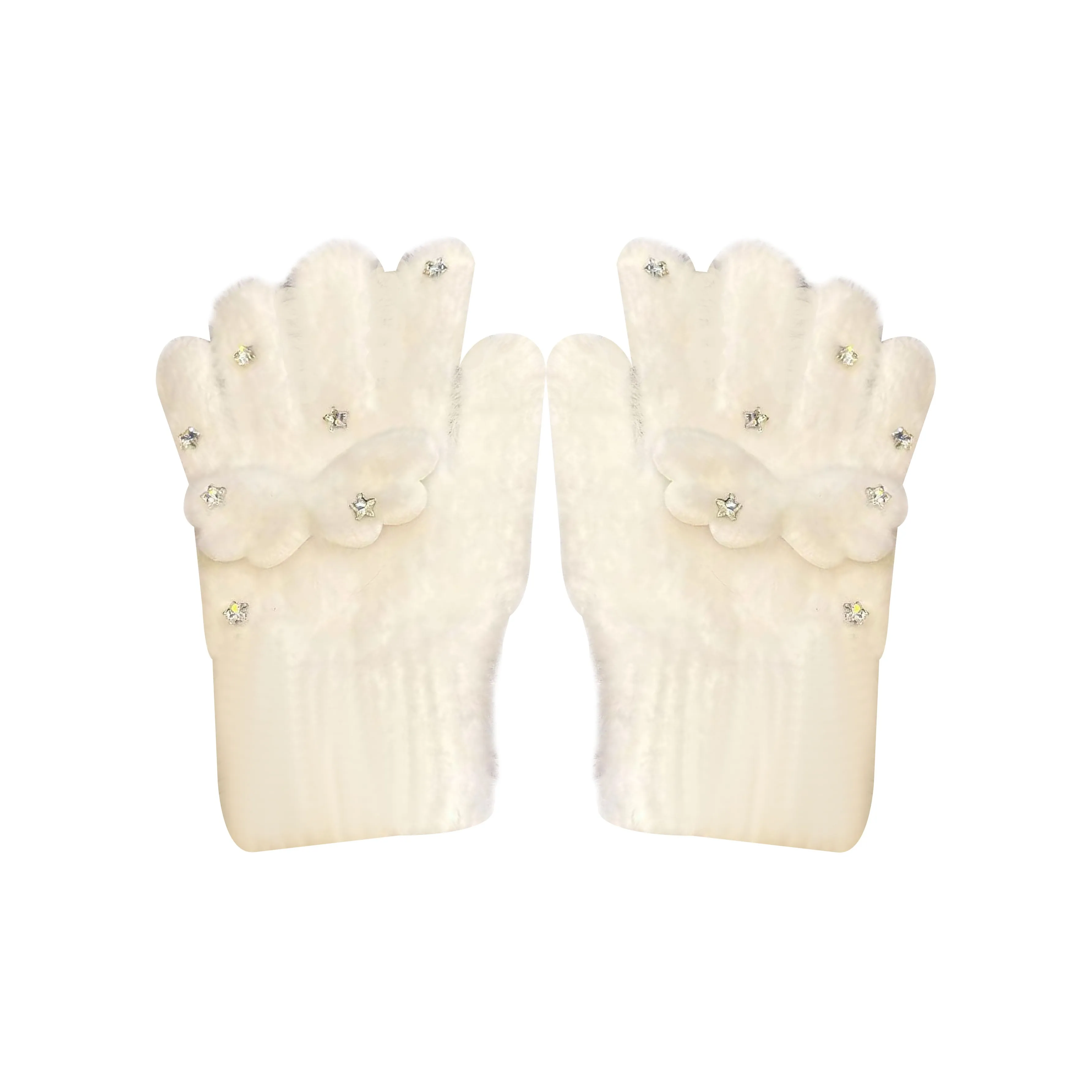 IOTS Полиэстеровые трикотажные перчатки для женщин