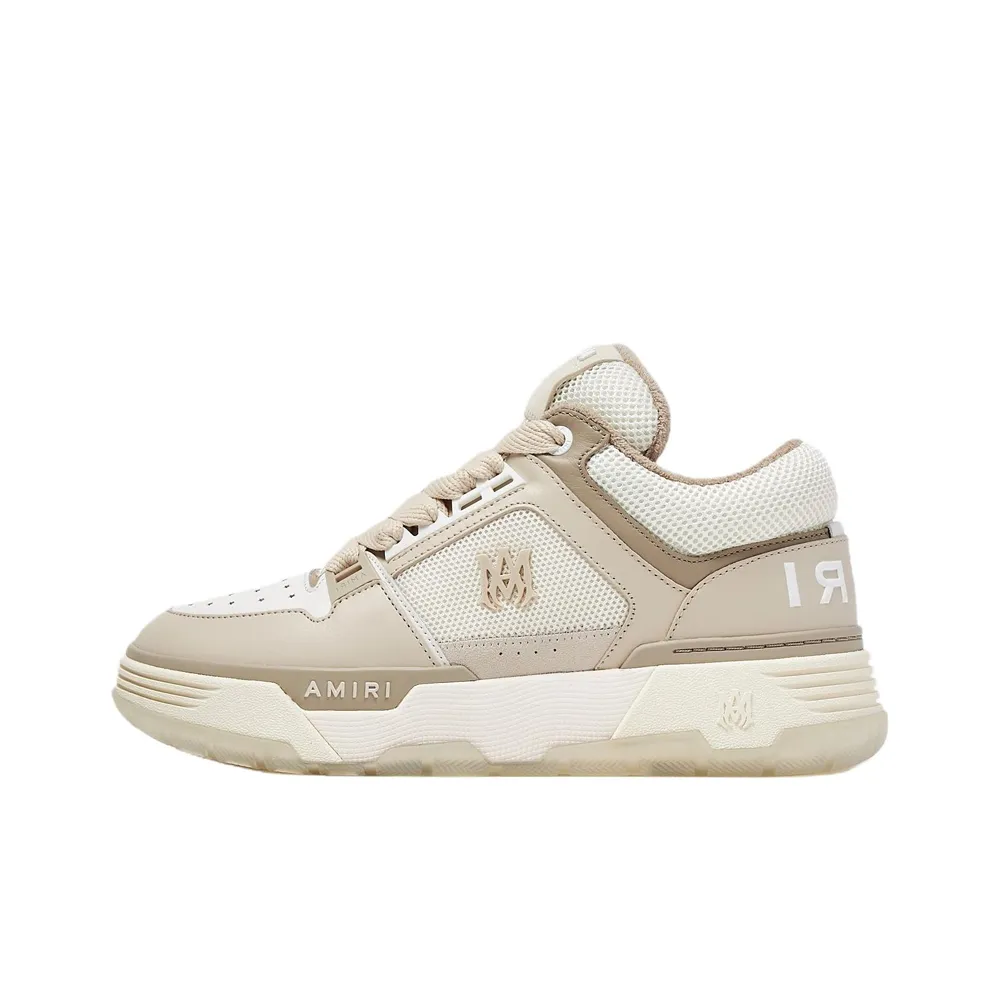 AMIRI MA 1 Skateboard Shoes Men Low Top Beige