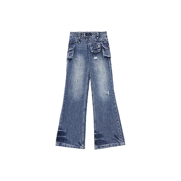 AURORA DIARY Blue Women's Jeans AURORA DIARY Синий Женские Джинсы