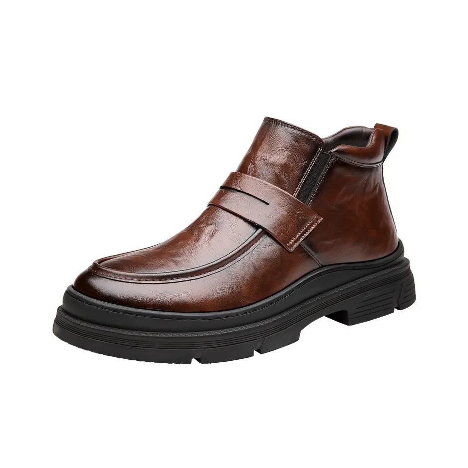 MEXICAN Повседневные кожаные ботинки для мужчин ботильоны для мужчин