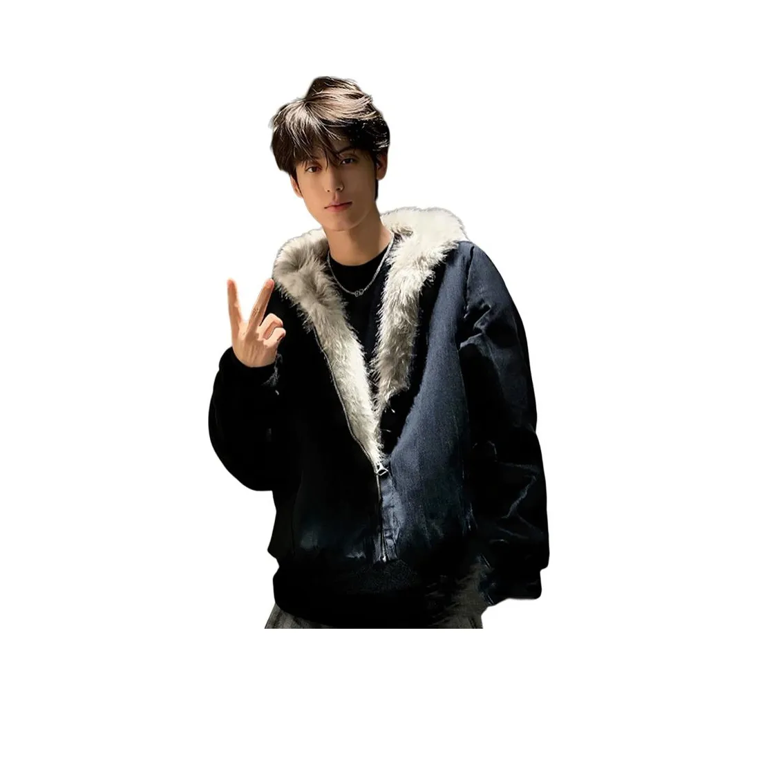 DANJUE Черный Унисекс Пуховики