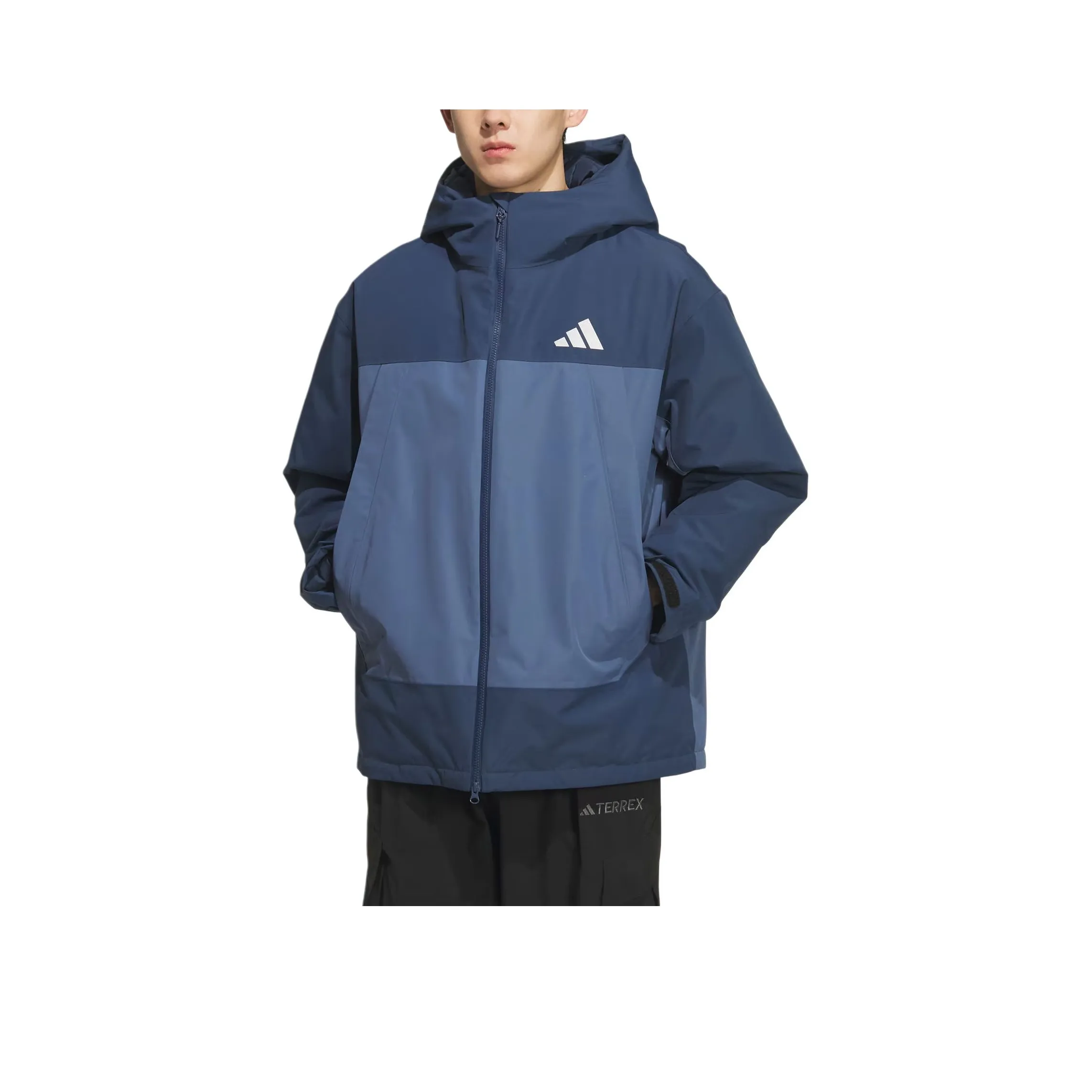 Adidas Terre FW25 Водонепроницаемый Устойчивый к истиранию Тепловая ветровка унисекс