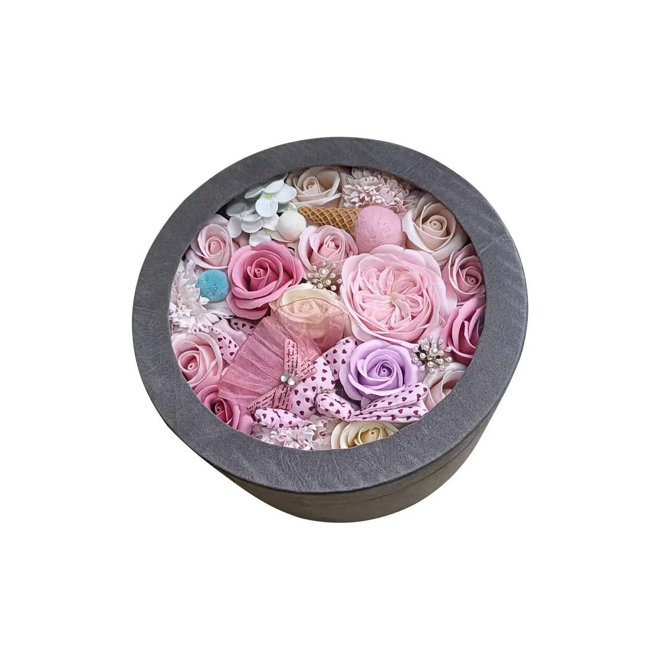 Pampered Journal Розовая роза Круглый Букет DIY Игрушки