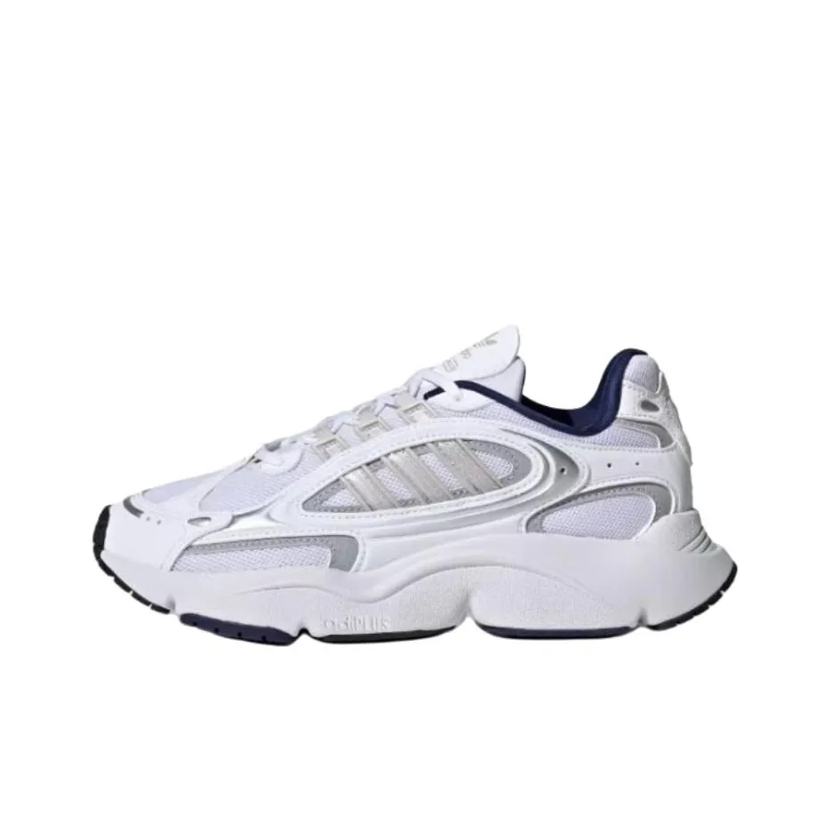 Adidas Originals Ozmillen Low Топ Толстая подошва Кроссовки Унисекс Белые