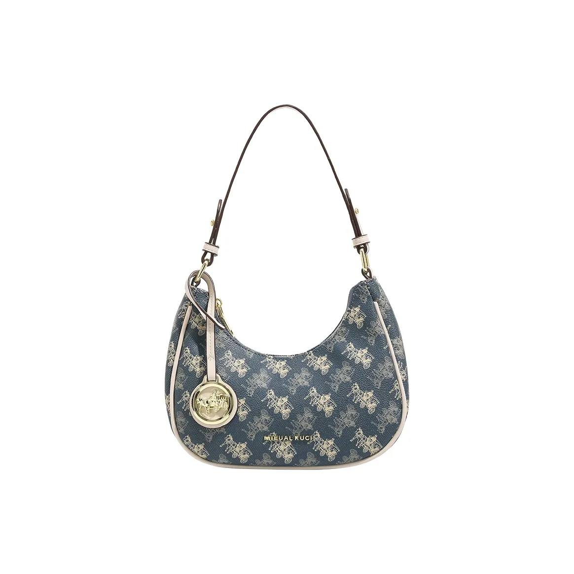 TTaG.baG PVC Сумка через плечо Стандартная Женская Синяя Белая Логотип Синяя Черная Логотип