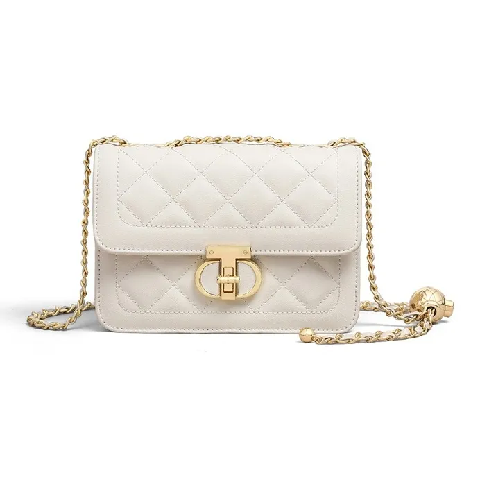 Younger Song Коровья кожа Сумка через плечо Стандартная Женская Milkshake Белый