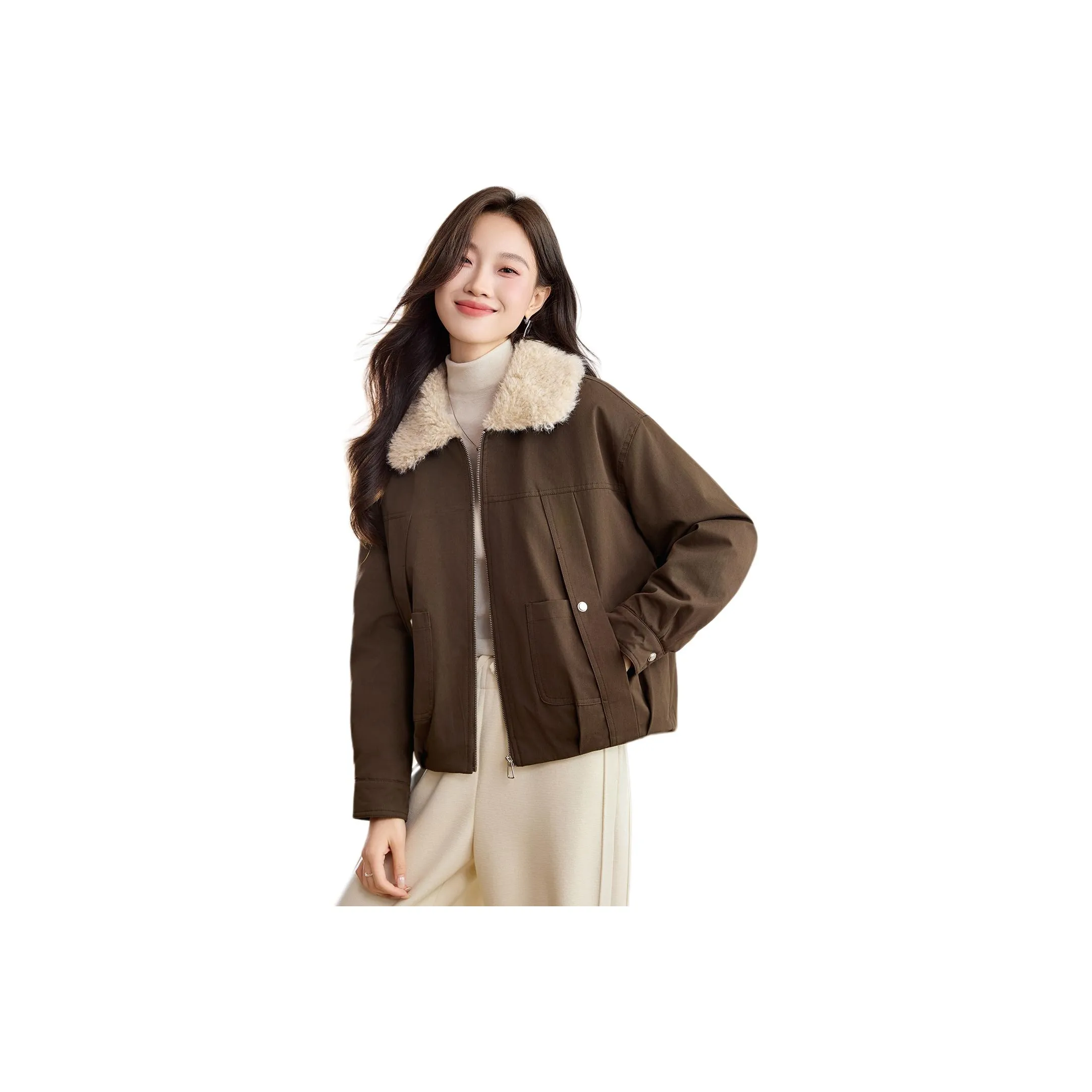 Kangaroo Хлопковый пуховик женский