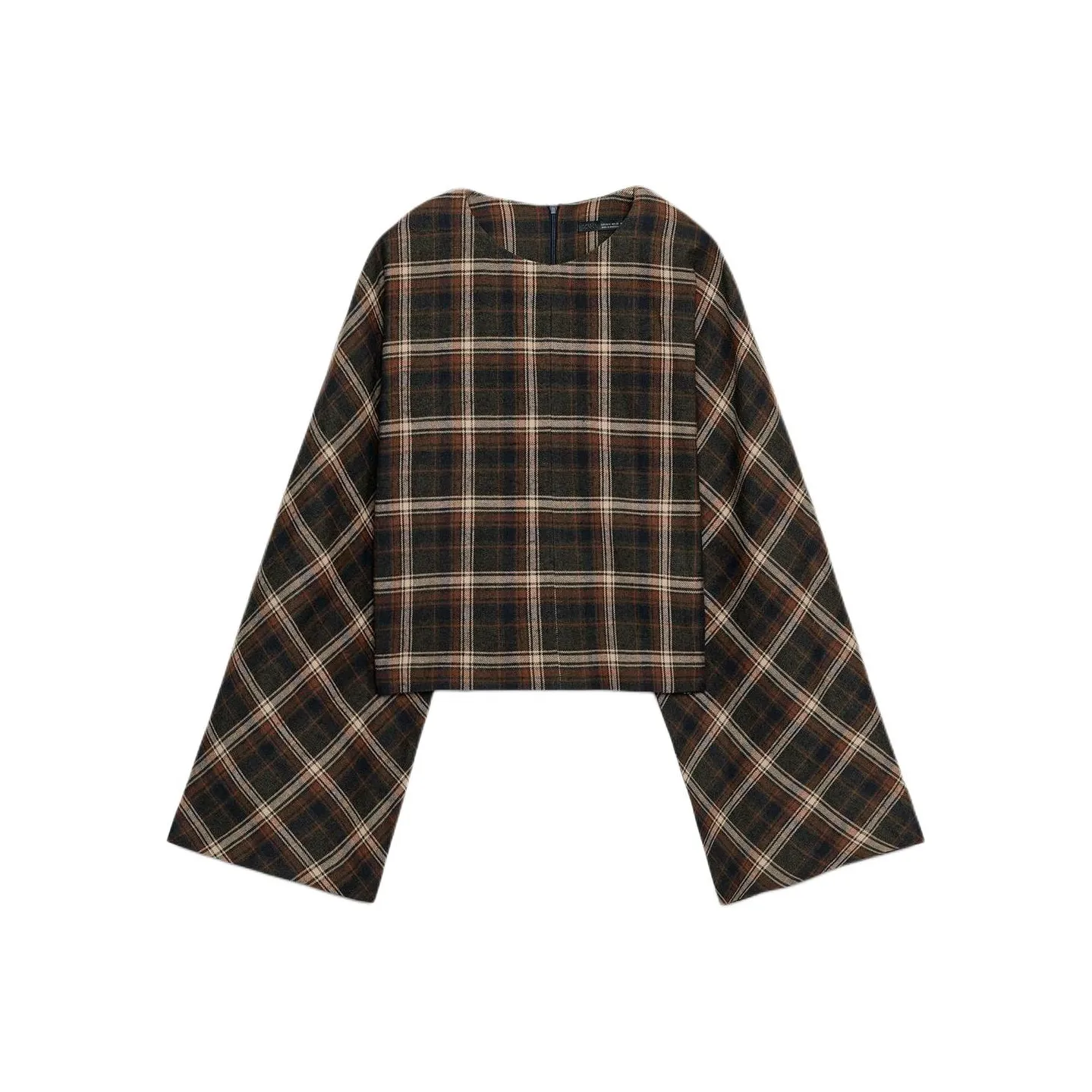 ZARA Темный хаки Женские T-рубашки