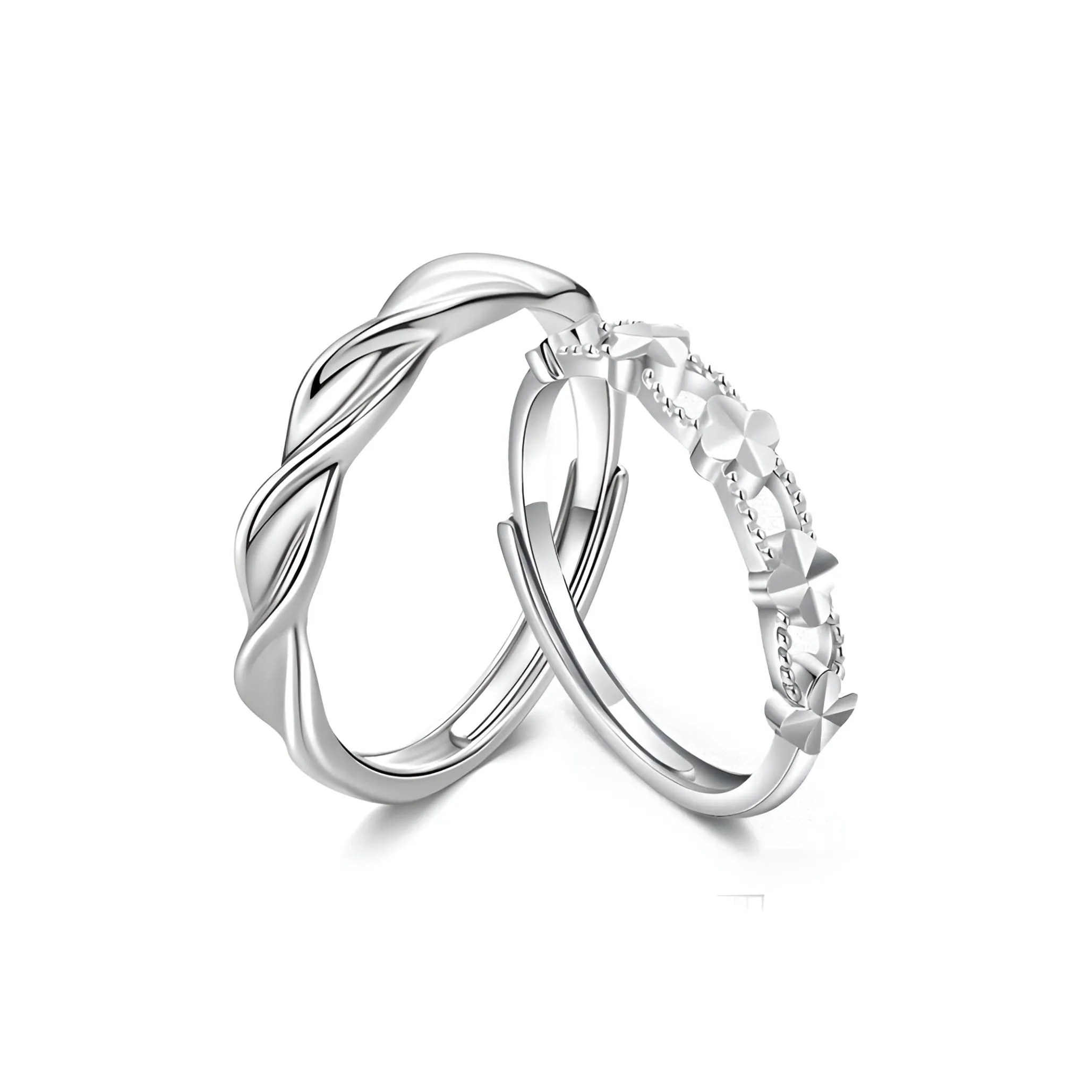 Ryukyu S999 Fine Серебряные Кольца Унисекс