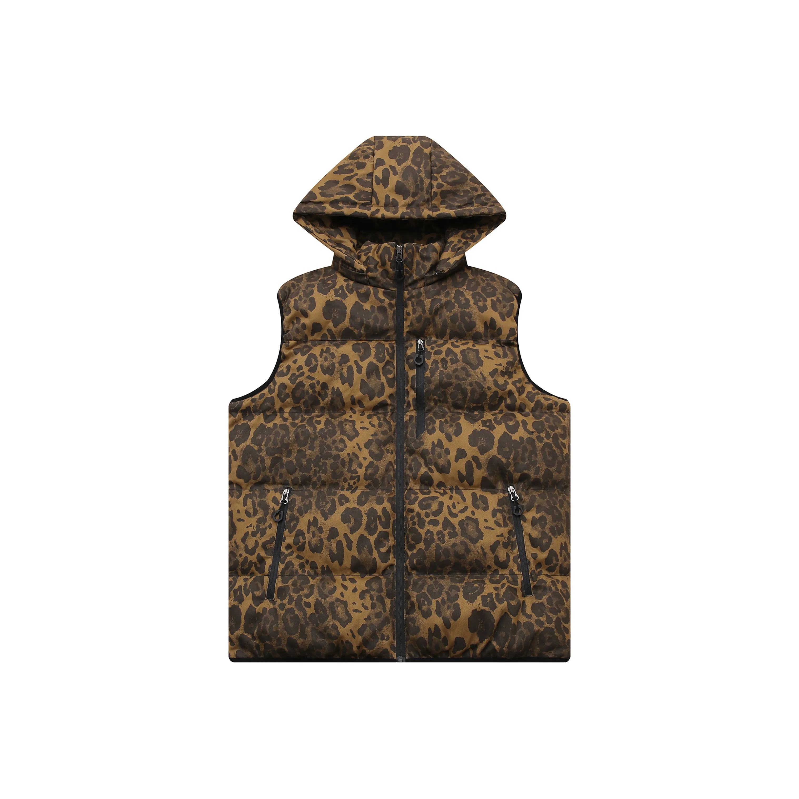 PAULASARA Жилет Унисекс Леопард Богатый Цвет