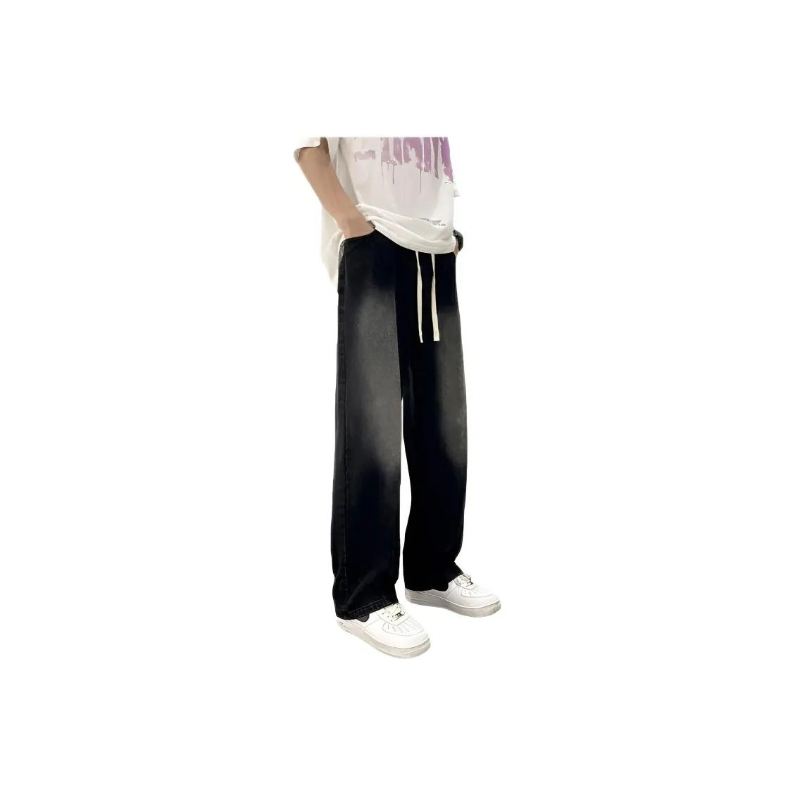 Wooden Rabbit Американский уличный стиль Брюки