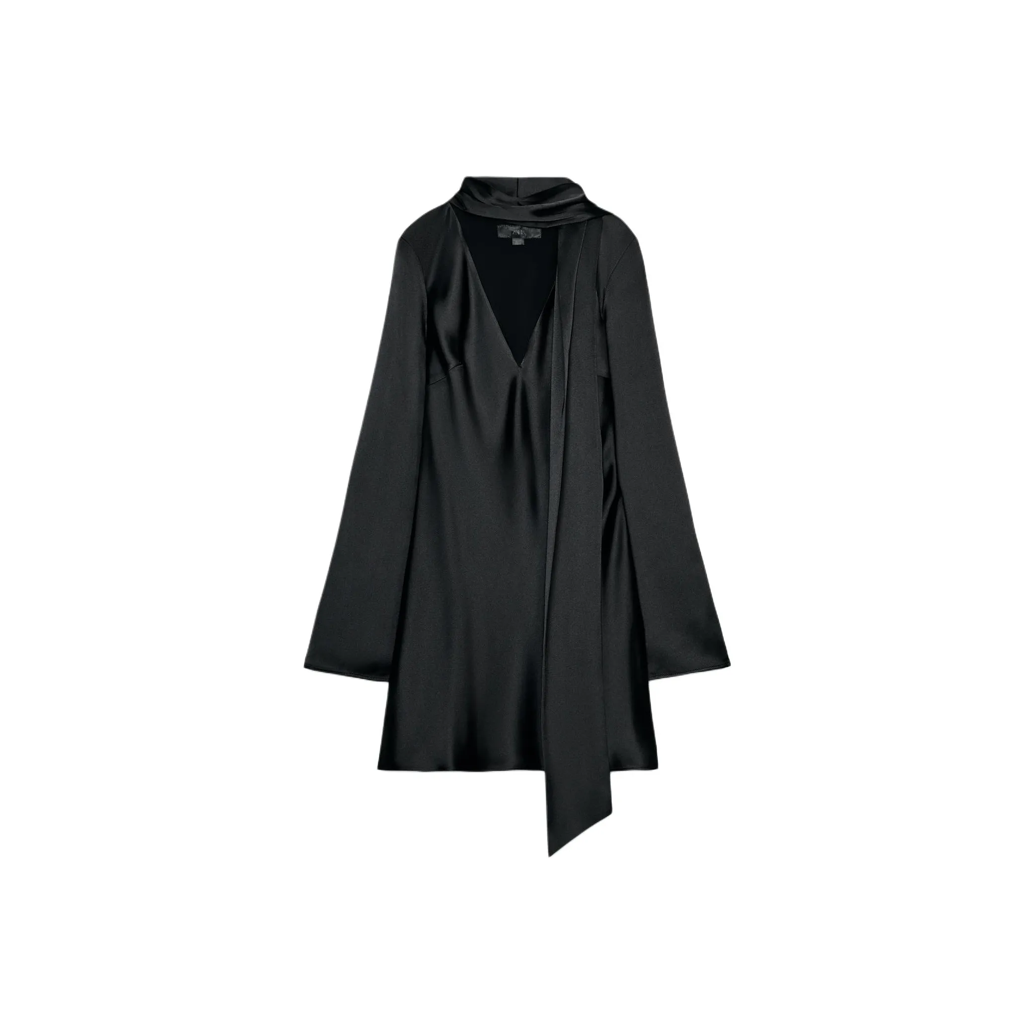 ZARA Collaboration Длинное платье с длинными рукавами женское