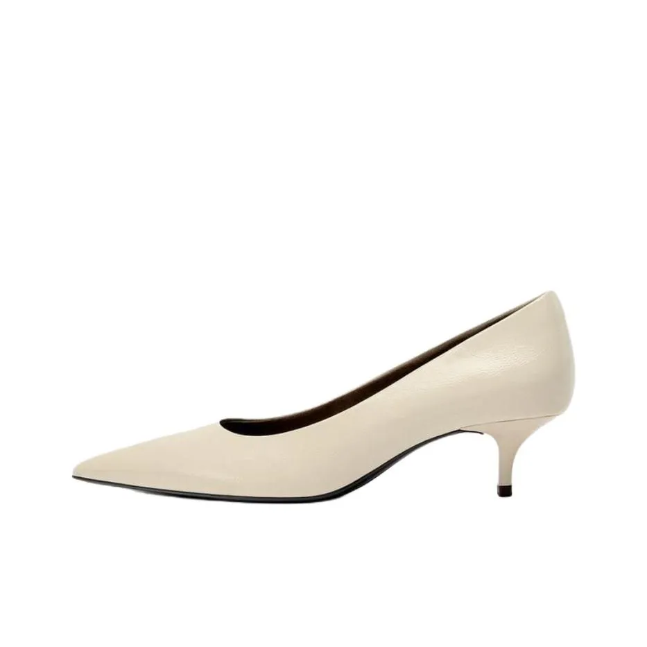 ZARA Узкий каблук Высокие каблуки 4,5 см Женские Серый