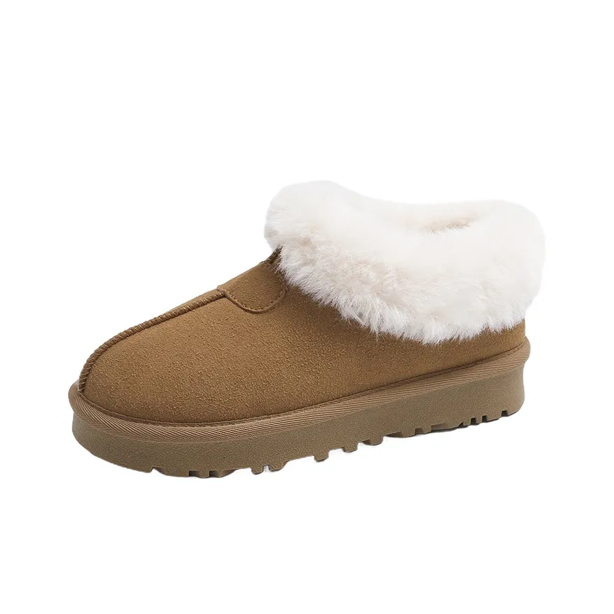 LONGDUIZHANG Термический Водонепроницаемый Устойчивый к истиранию Амортизирующий Противоскользящий Высокий Снегоботинки Женские