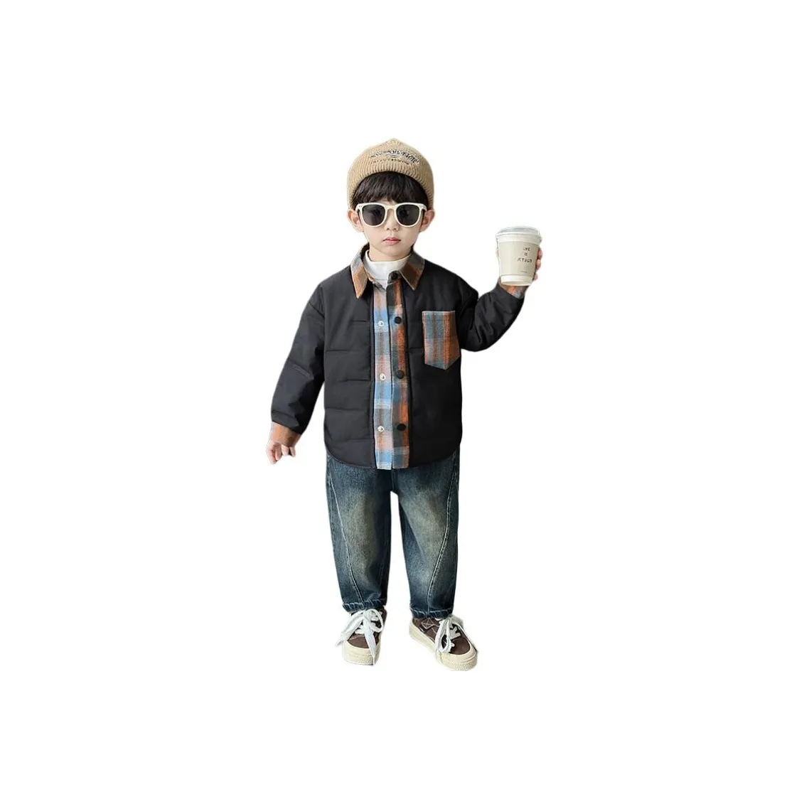 PIERRE CARDIN Хлопковый пуховик для детей 3-7 лет