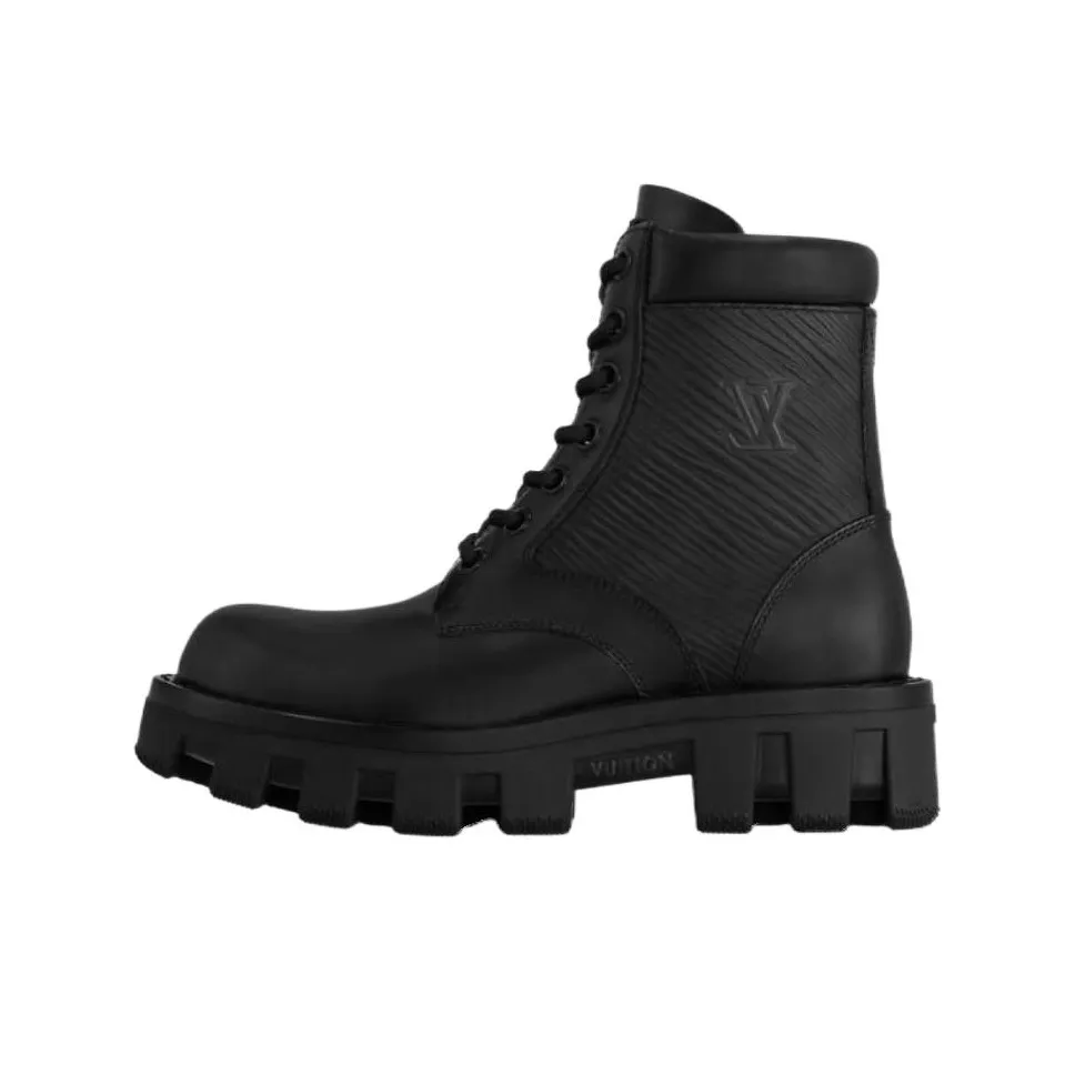 LOUIS VUITTON Ankle Boots Men Black