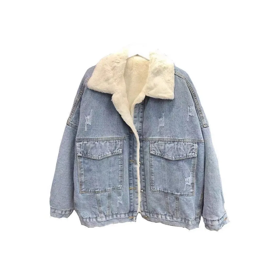 SYEEE WITH U Denim Jacket Women's