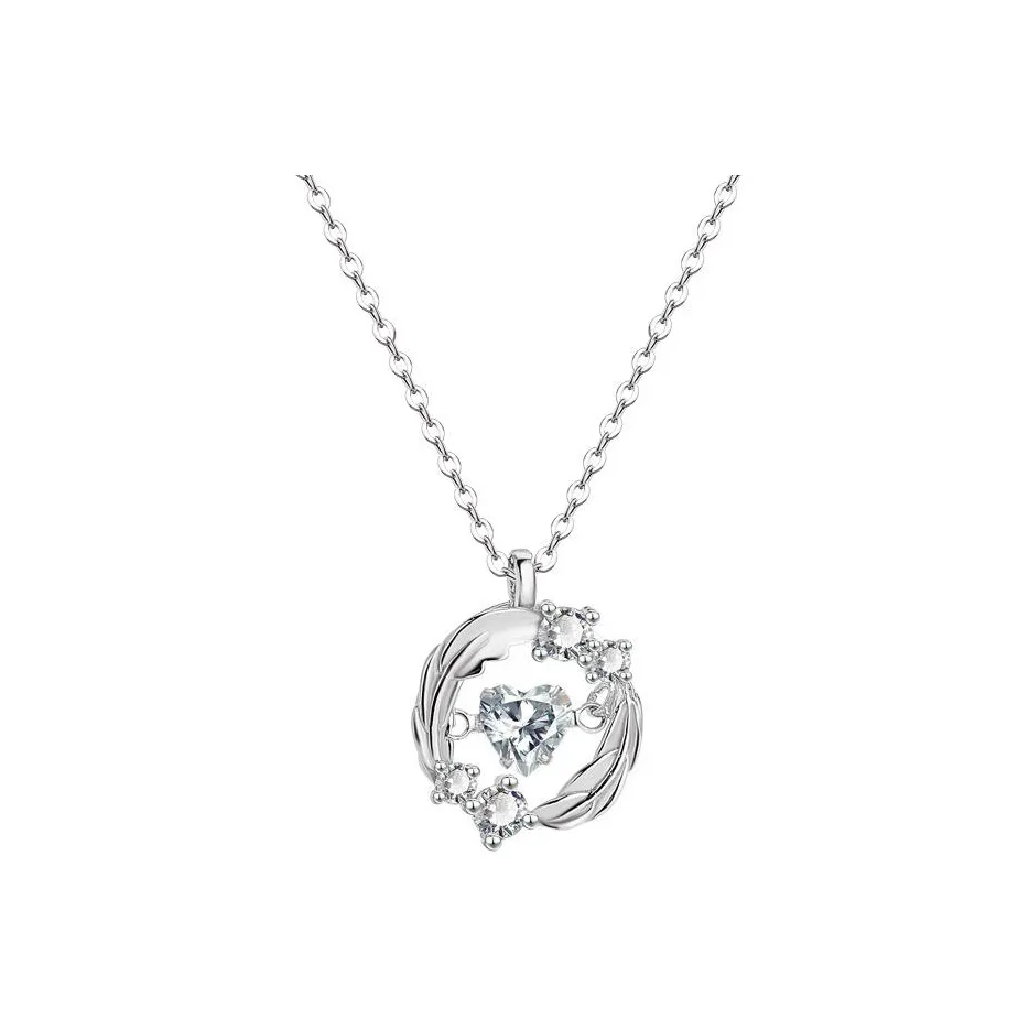 KING TAI FOOK 999 Fine Серебряные Ожерелья Женские