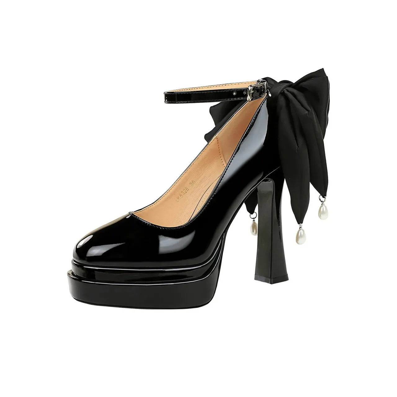 YAFEI XUANYU Грубый каблук Высокие каблуки Женские Черный