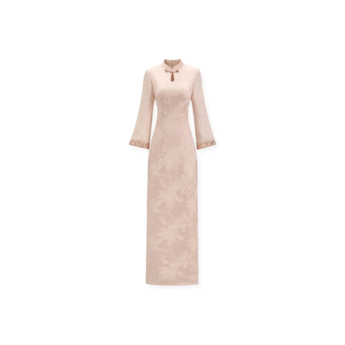 ONE PASS STUDIO Длинное платье с длинными рукавами женское