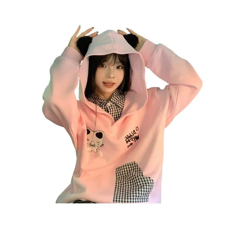 NEVER RULE Розовый Женский Свитшот