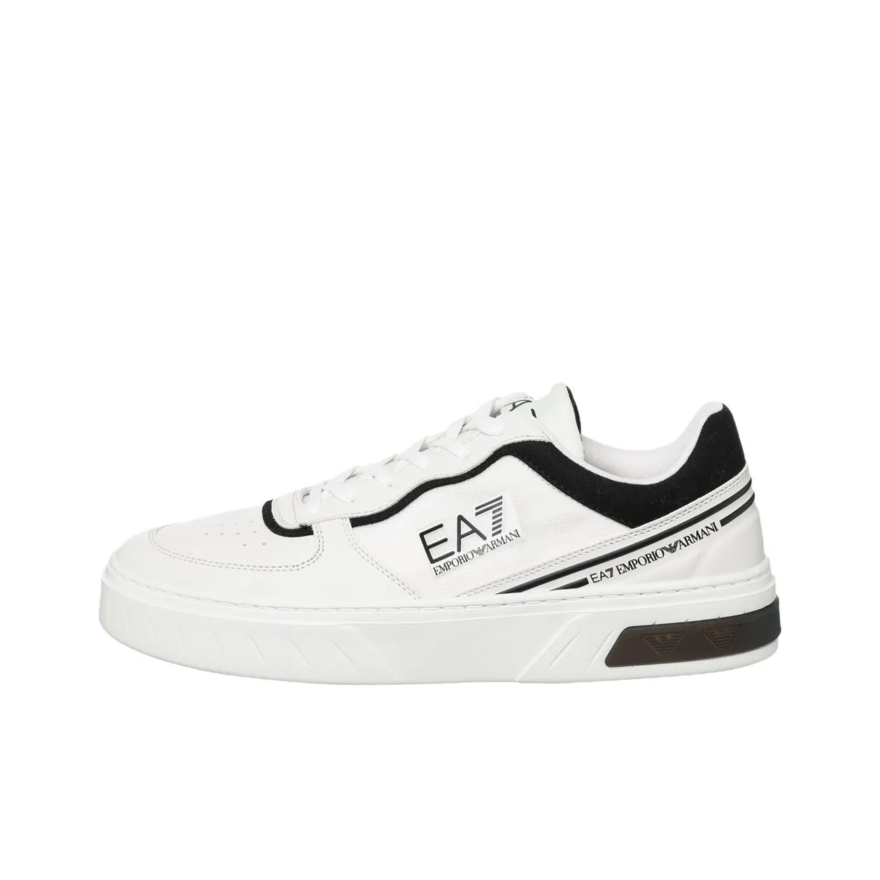 EMPORIO ARMANI Низкий топ повседневный унисекс белый