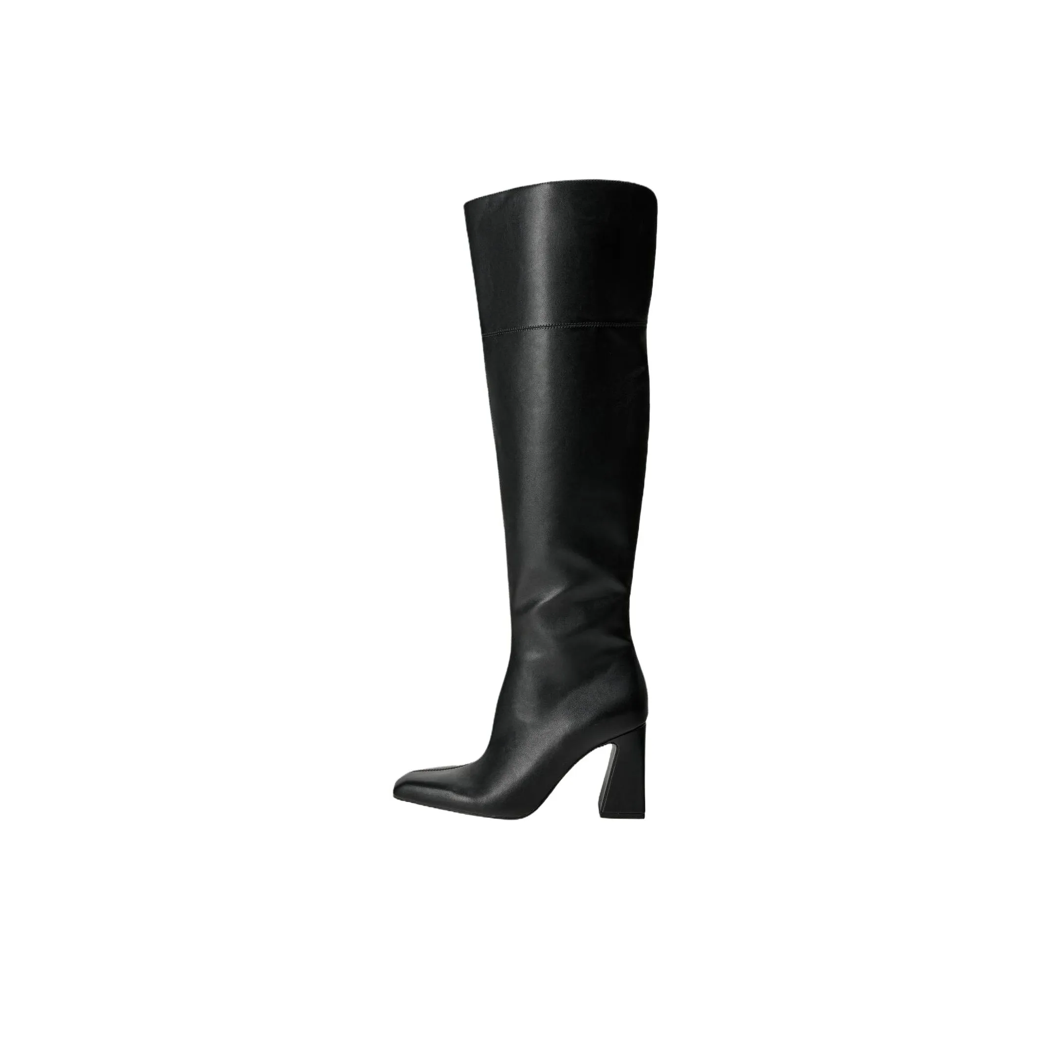 ZARA 50th Anniversary Collection Over The Knee Boots 9cm Женские Черные