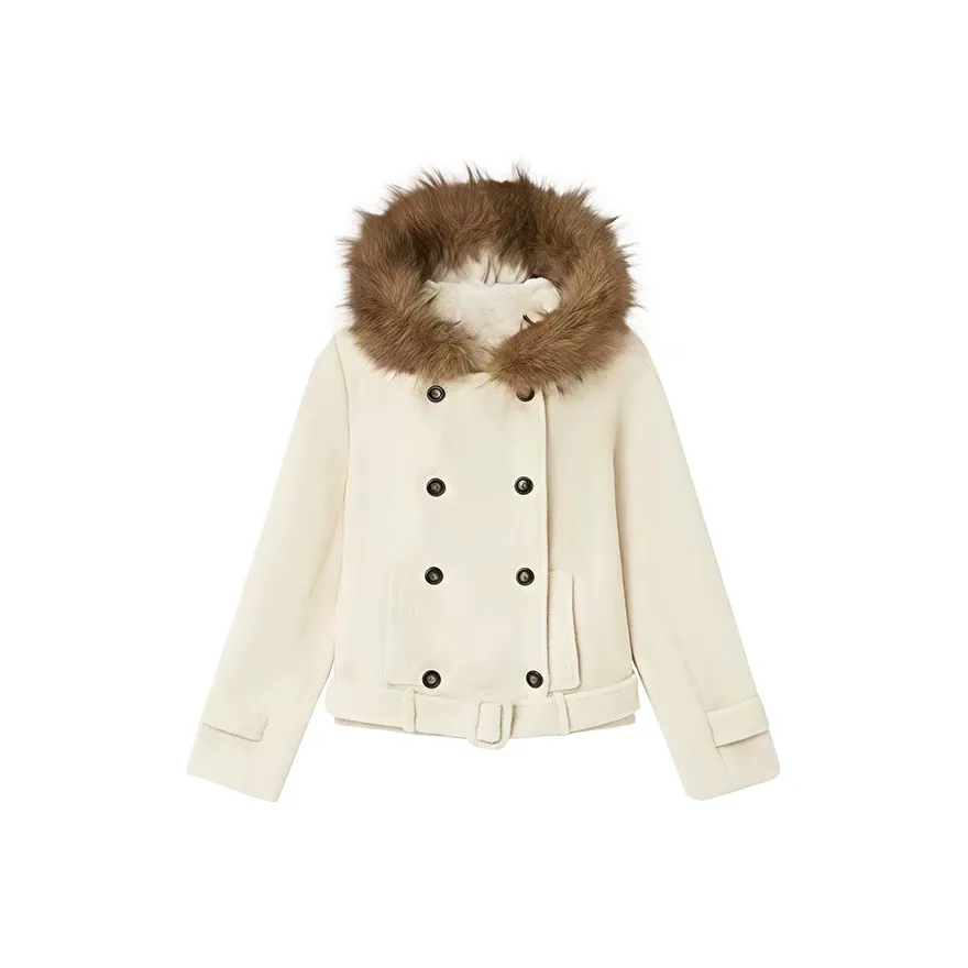 BABYLYCHEE STUDIO Light Beige Women's Coat BABYLYCHEE STUDIO Светлый Бежевый Женское Пальто