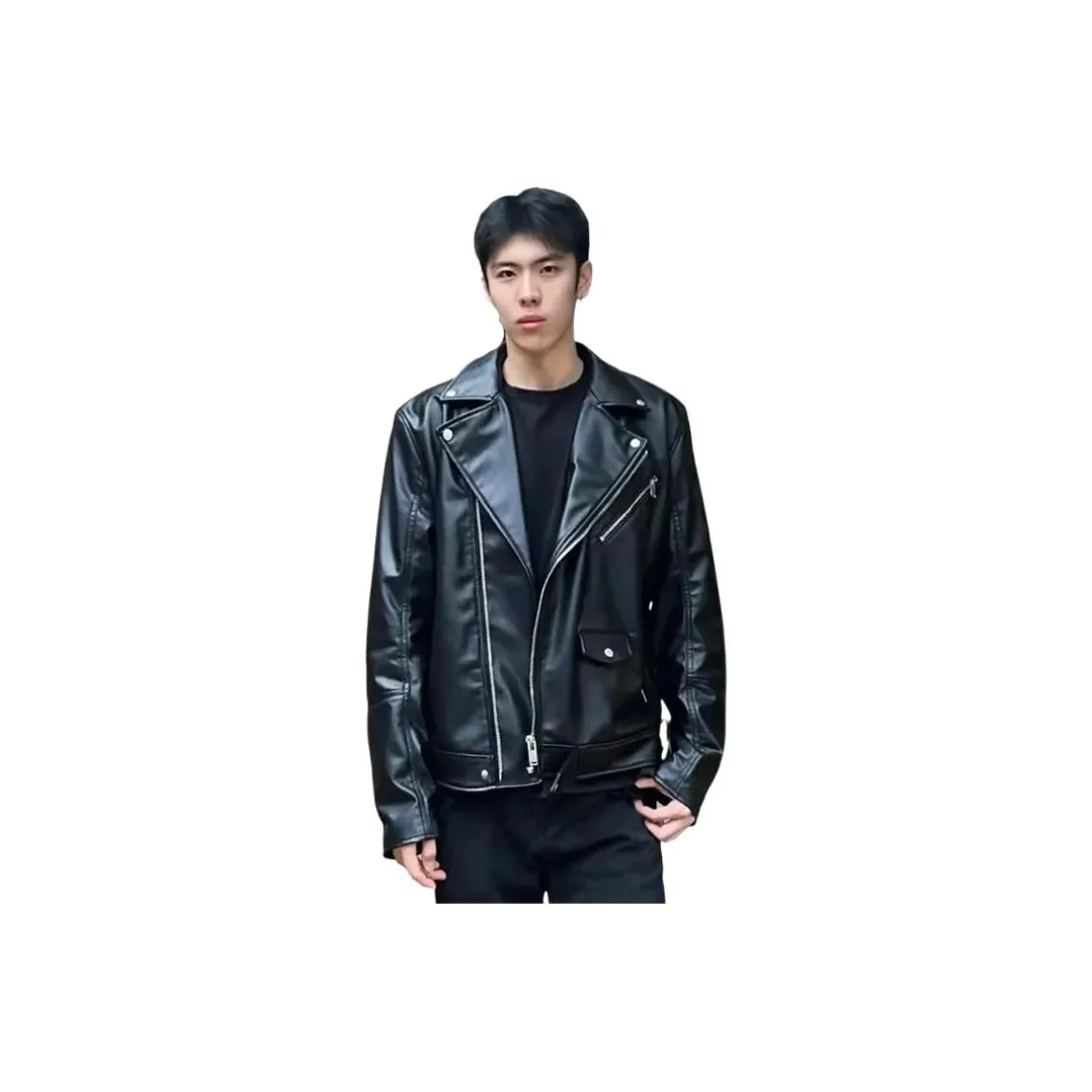 PVPVPV Черный Унисекс Кожаные куртки