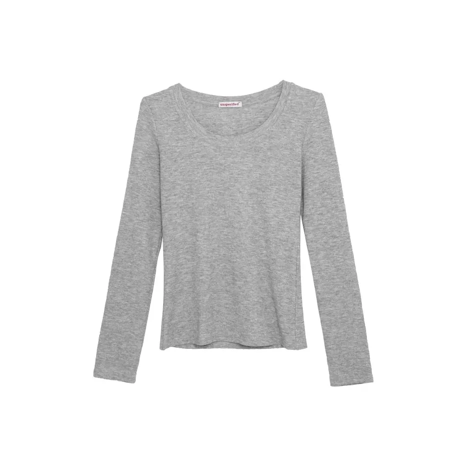 UNSPECIFIED Обычный Эластичный U-образный вырез Длина (размер в длину) Рукав Т-рубашка Женская