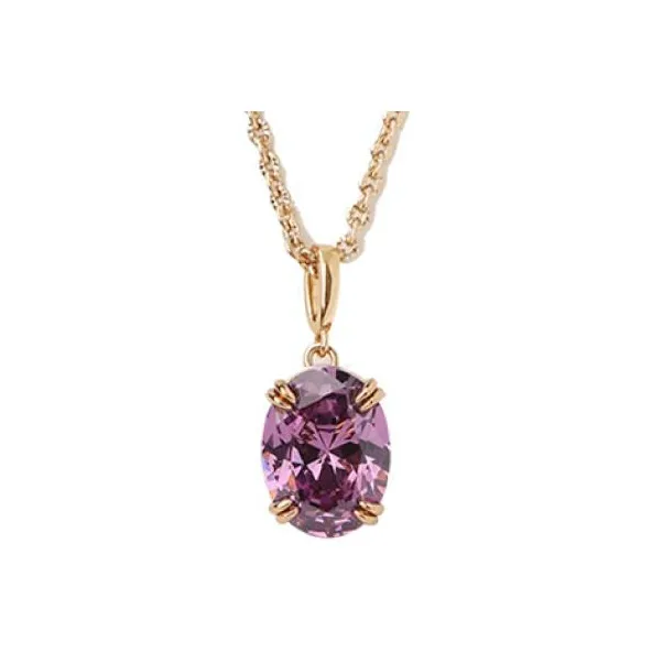 Retro Chic Brass Gold Plated с Цирконом Подвеска для Парфюма Женская