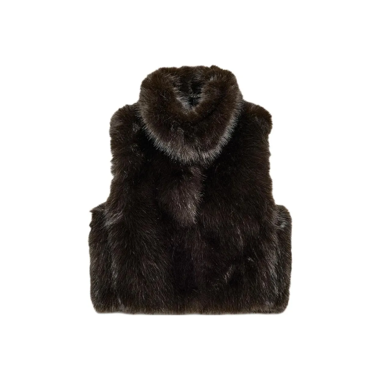 ZARA Коричневый Женский жилет