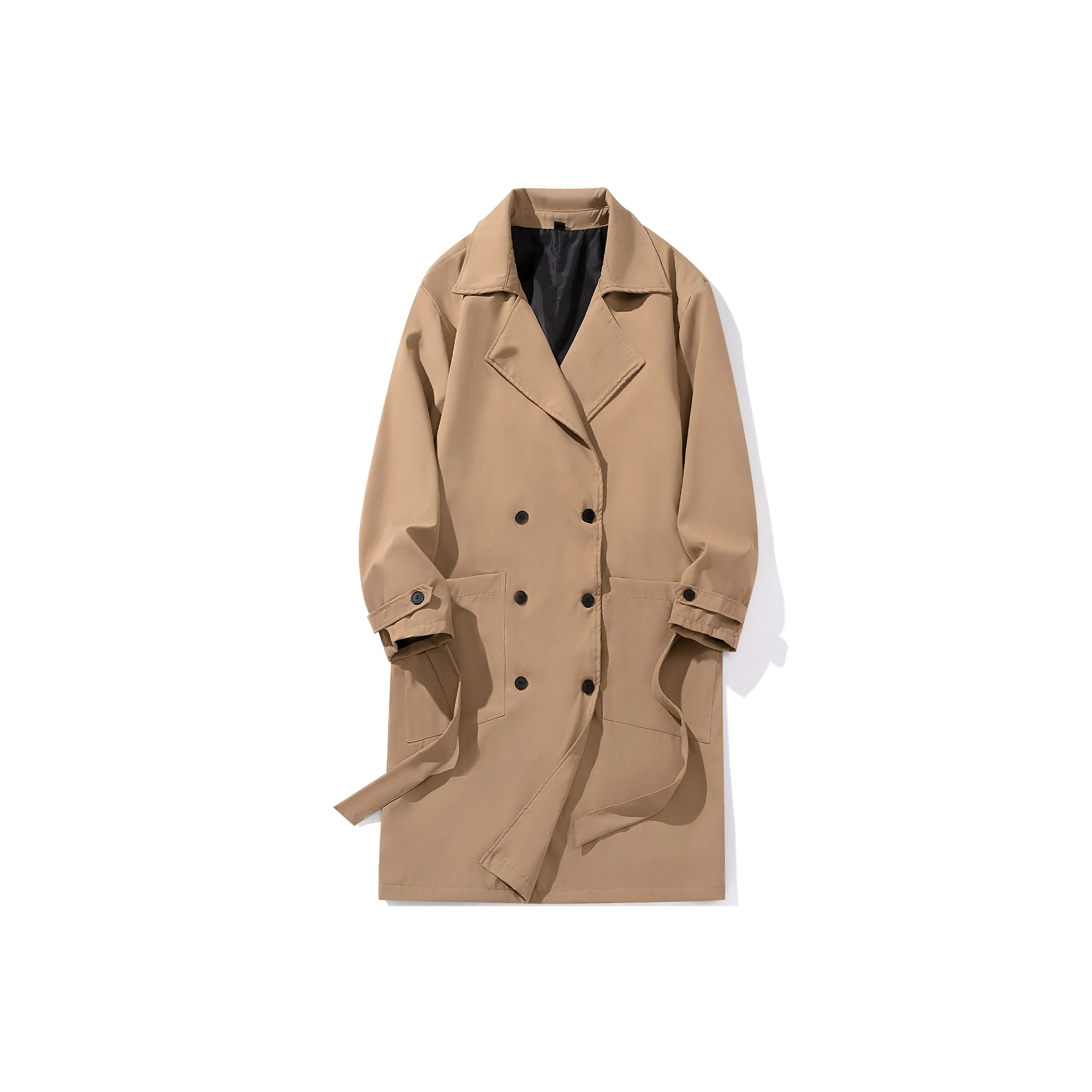 Struggle Vintage95 2025 Осенне-зимний тренч Унисекс