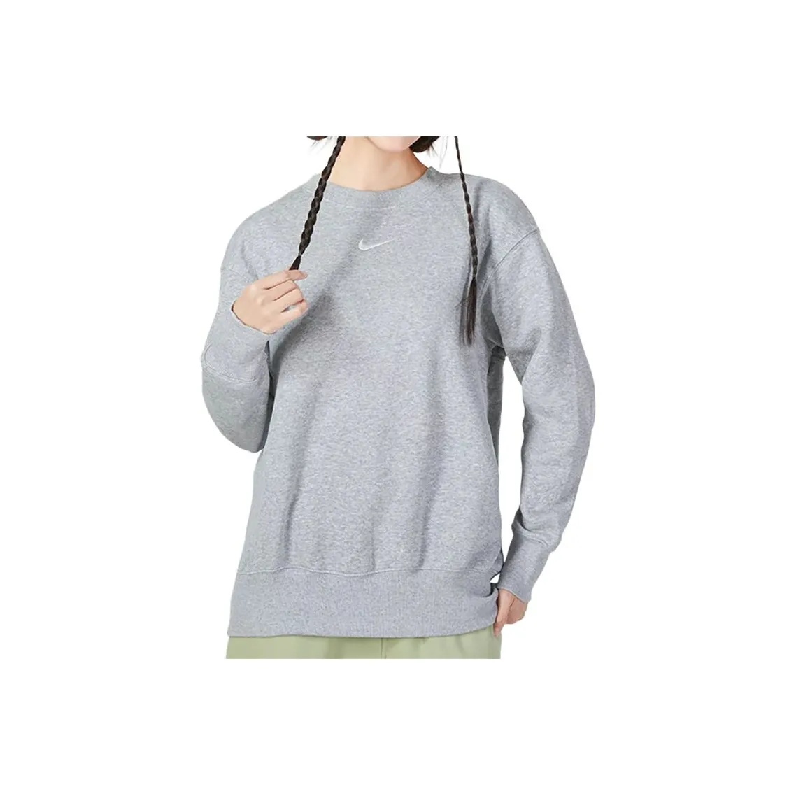 nike Серый Женские Свитшоты