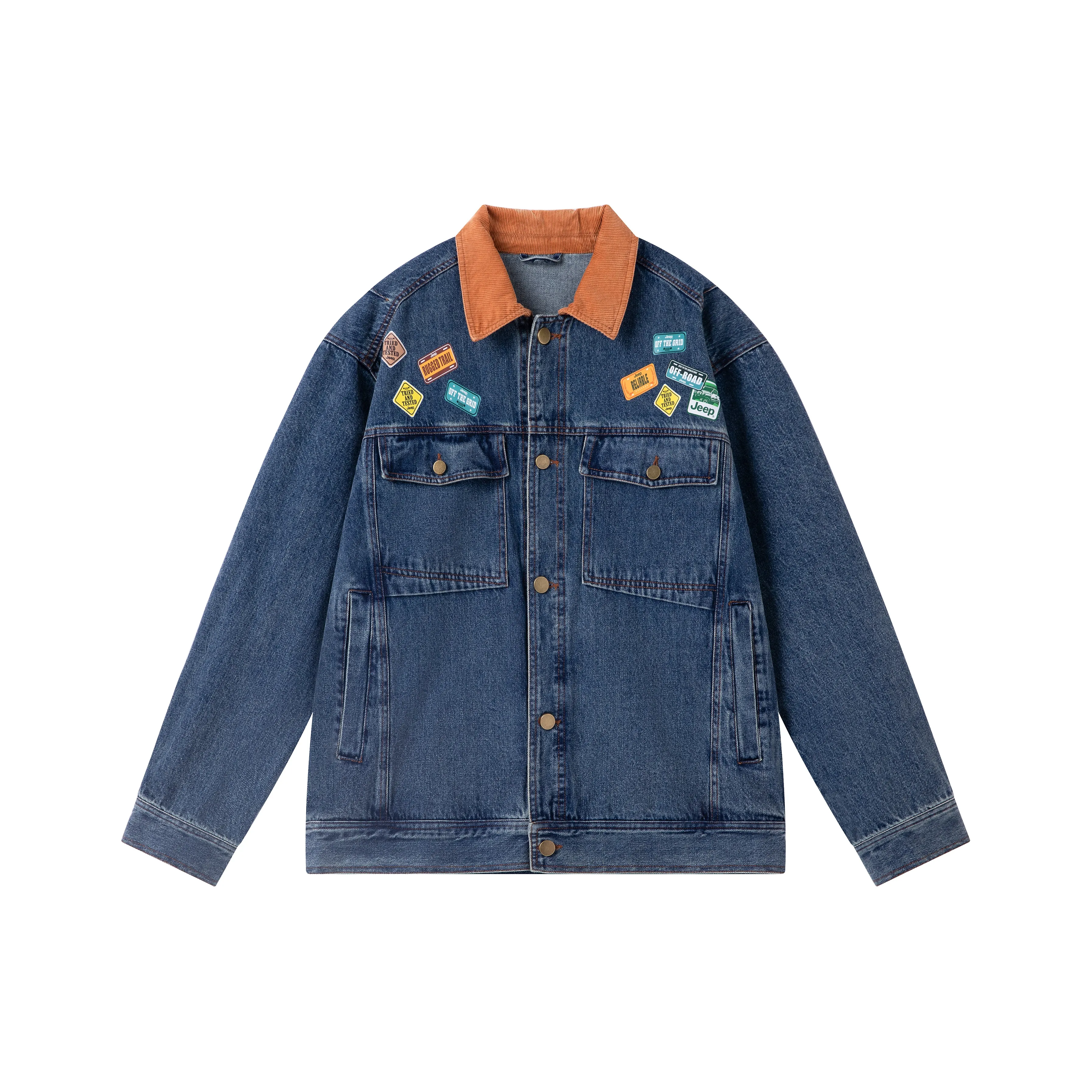 Jeep P75GMWJS08 Синий Унисекс Джинсовые куртки