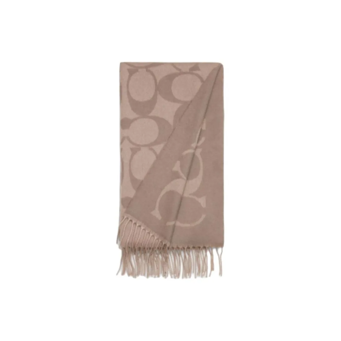 COACH Кашемир Вязаные Шарфы Унисекс Серый