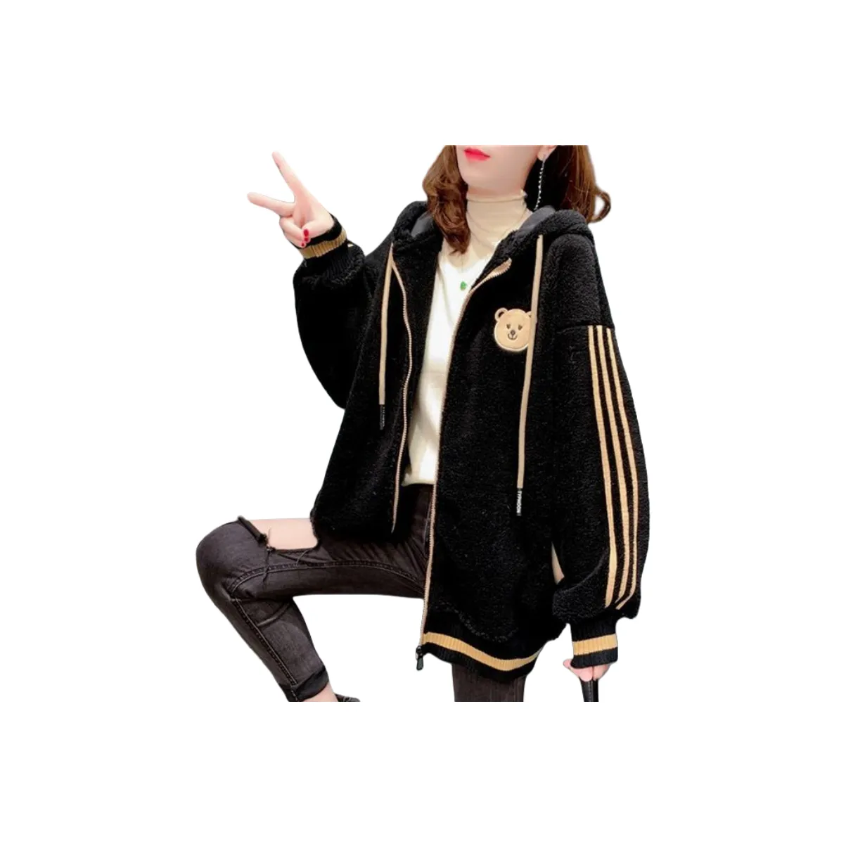 ZEKIKO STUDIO Velvet Feel Coat Women's