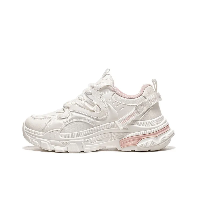 Warrior Толстая подошва Низкий топ Бежевый Розовый Женский