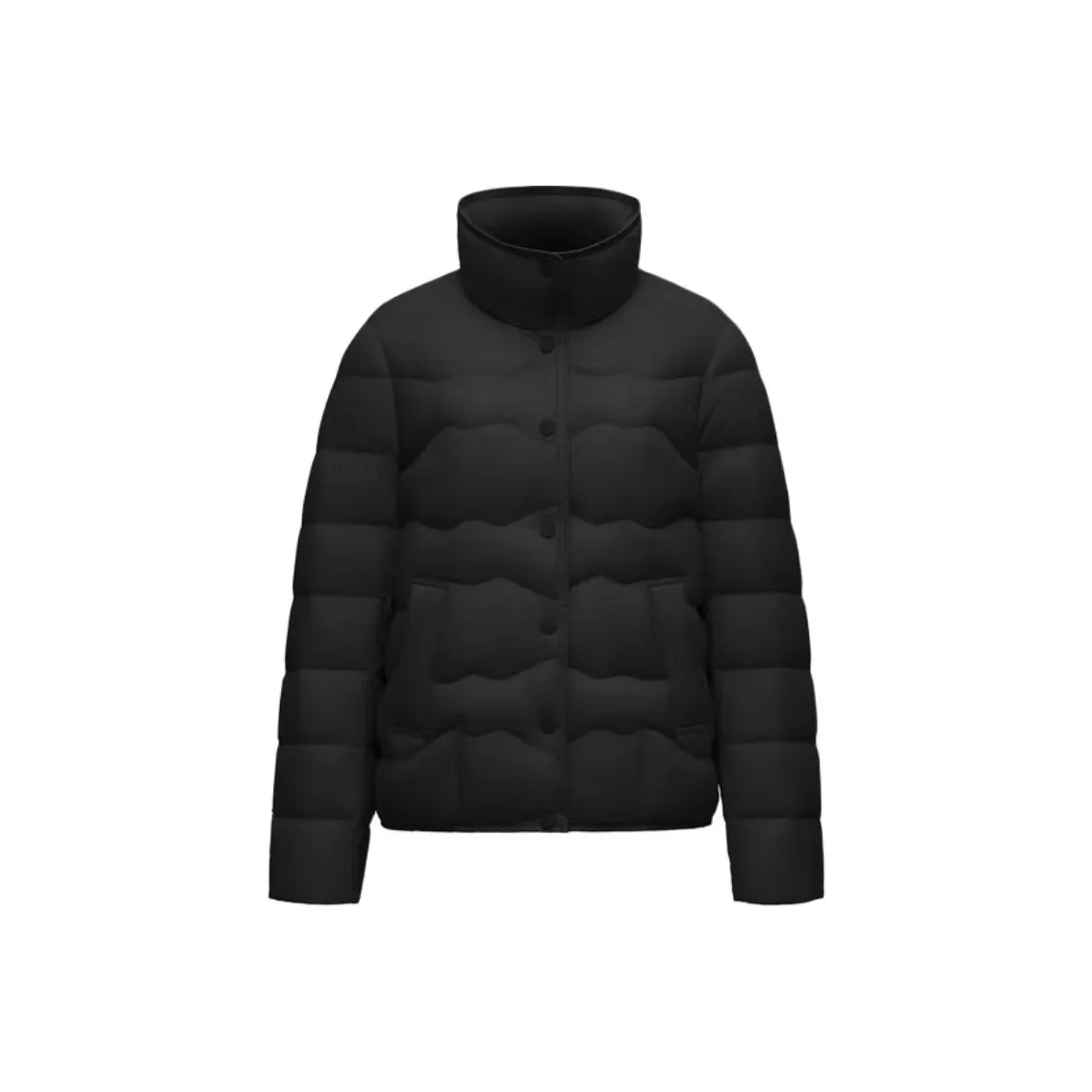 YUWU Черный Женский Пуховик