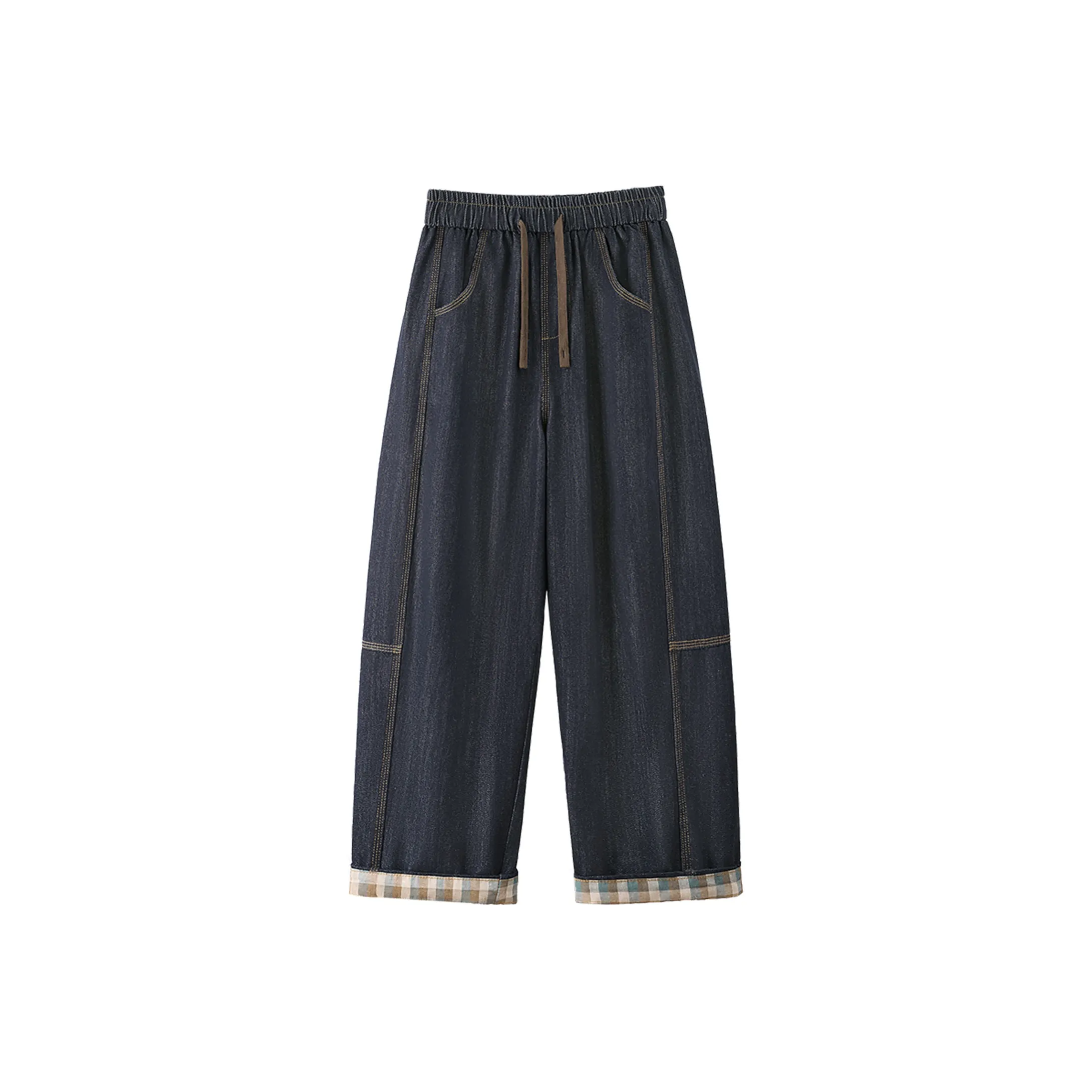 SIBAISHE Темно-синие женские джинсы