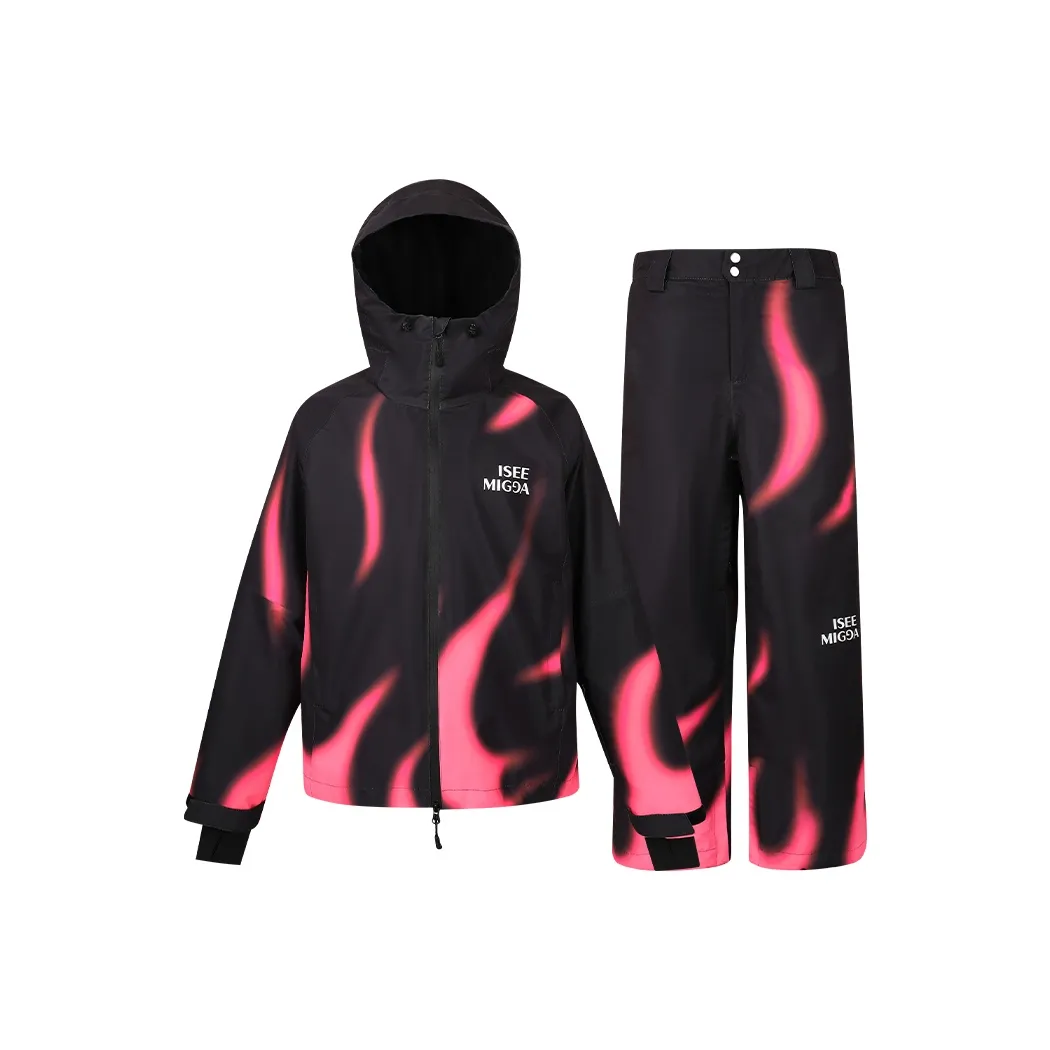 ISEEMIGGA SKI Костюм Розовый Пламя Унисекс