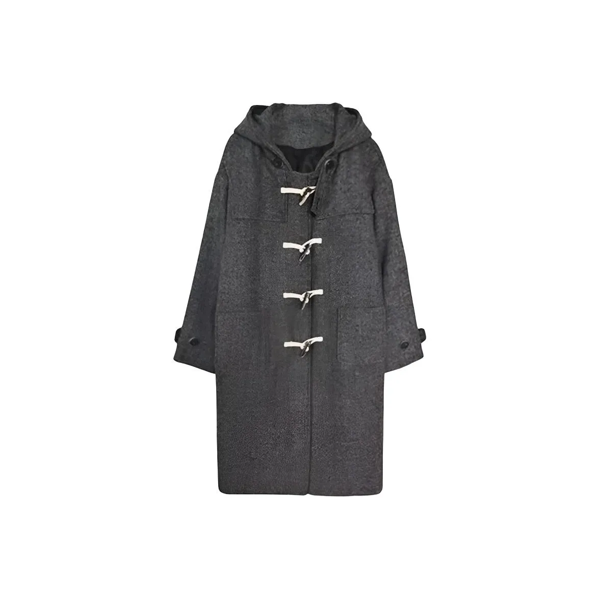 MDEHT Черный Серый Цвет Женское Пальто