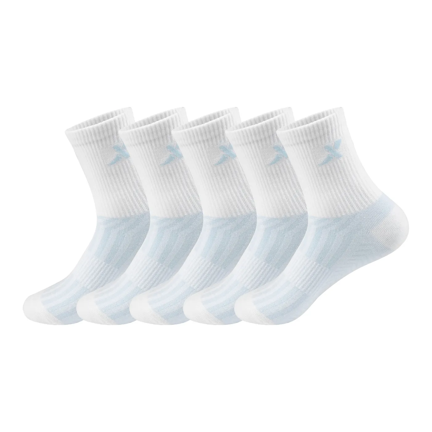 XTEP Осенние и зимние носки до щиколотки унисекс упаковка из 3 пар