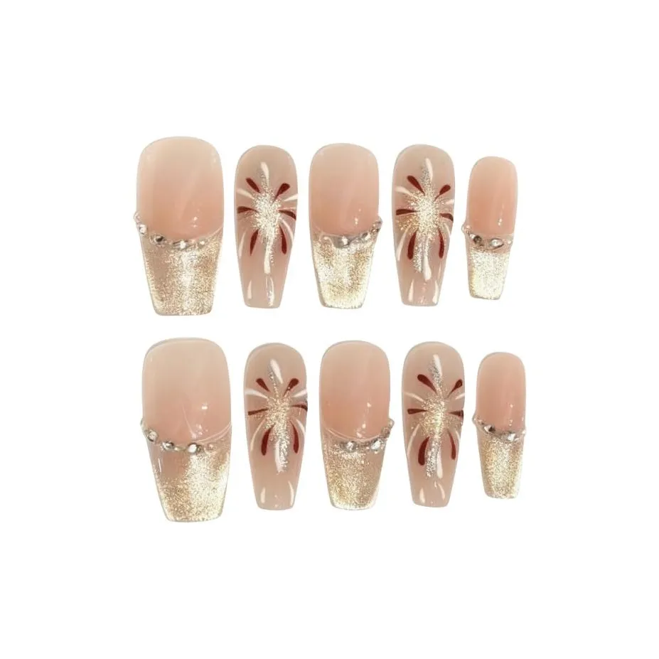 MONLEYTA Romance Blooms Короткий LADDER Розовый Градиентный Однотонный