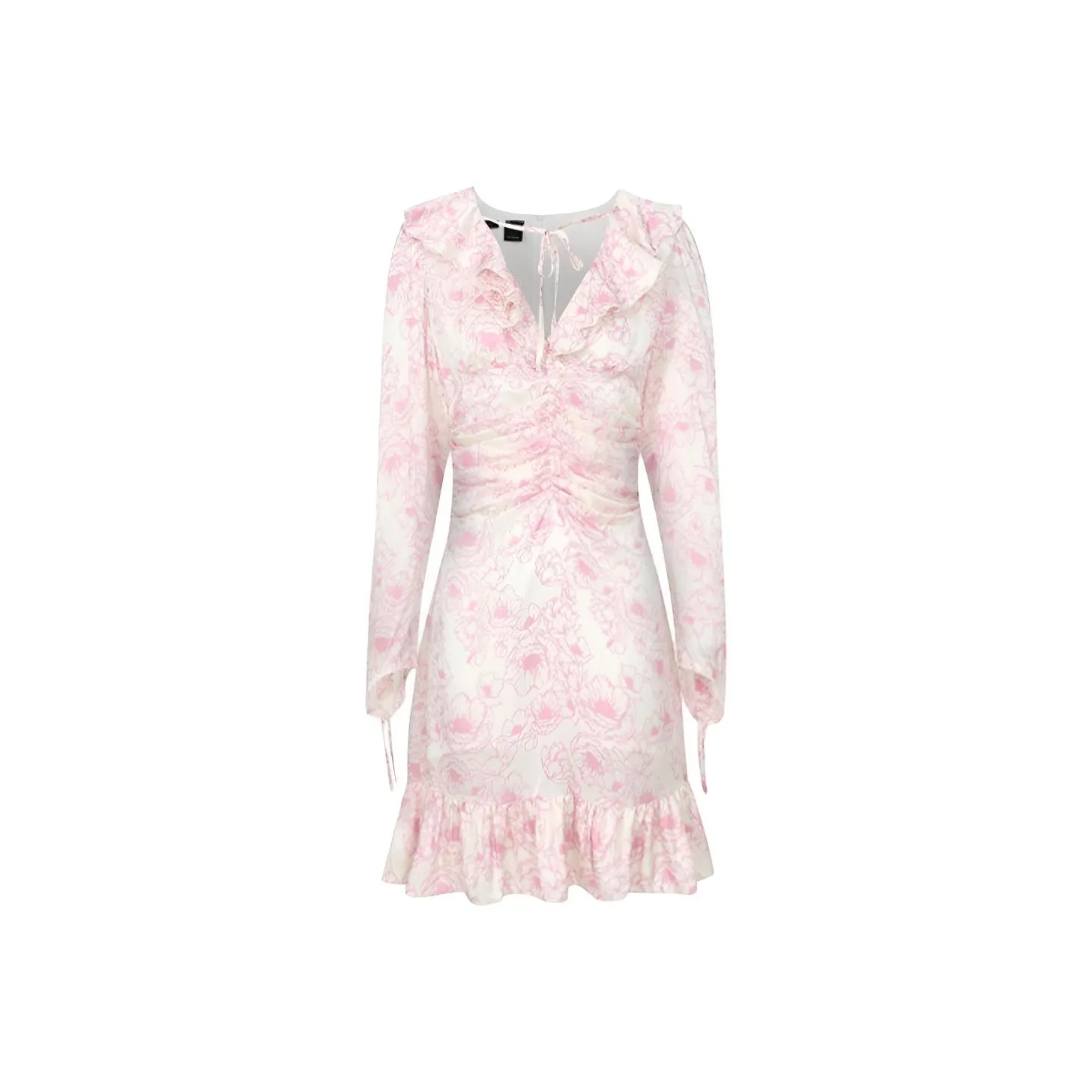 PINKO Длинное платье с длинными рукавами женское