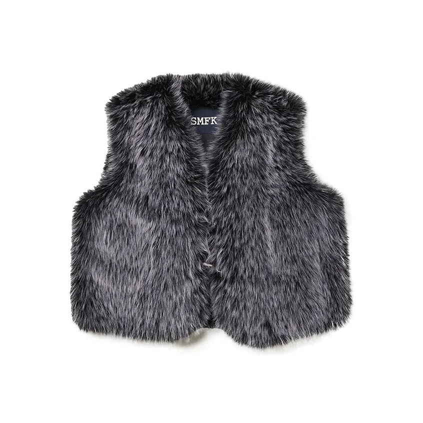 SMFK Silver Black Fox Women's Fur