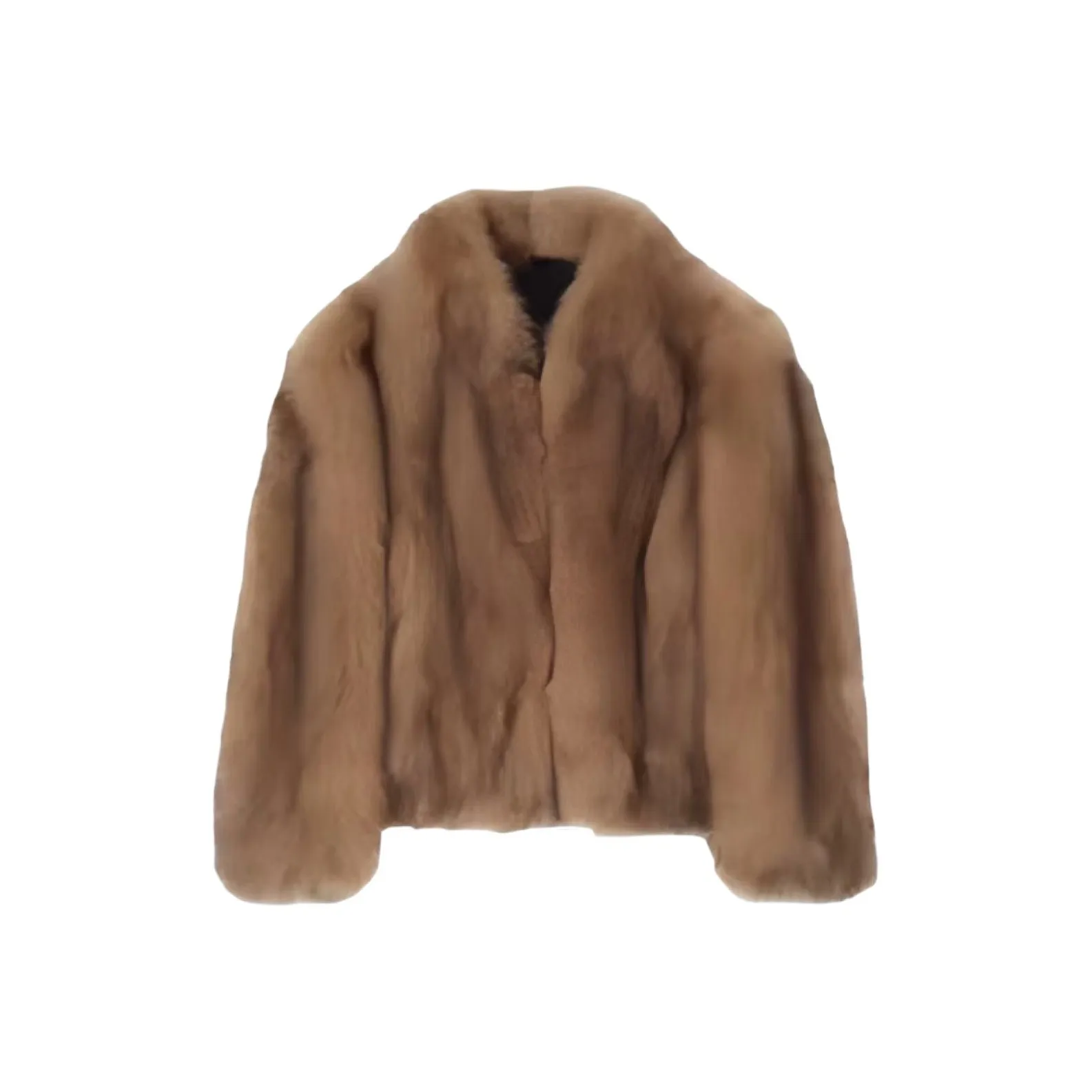 ADXKM Смешанный Янтарный Коричневый Женские Меховые изделия